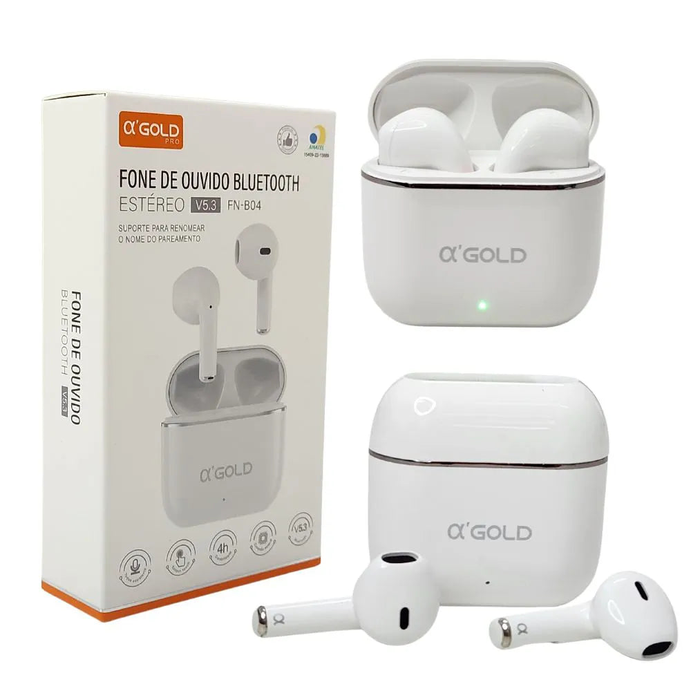 FONE DE OUVIDO BLUETOOTH - AGOLD - FN-B04