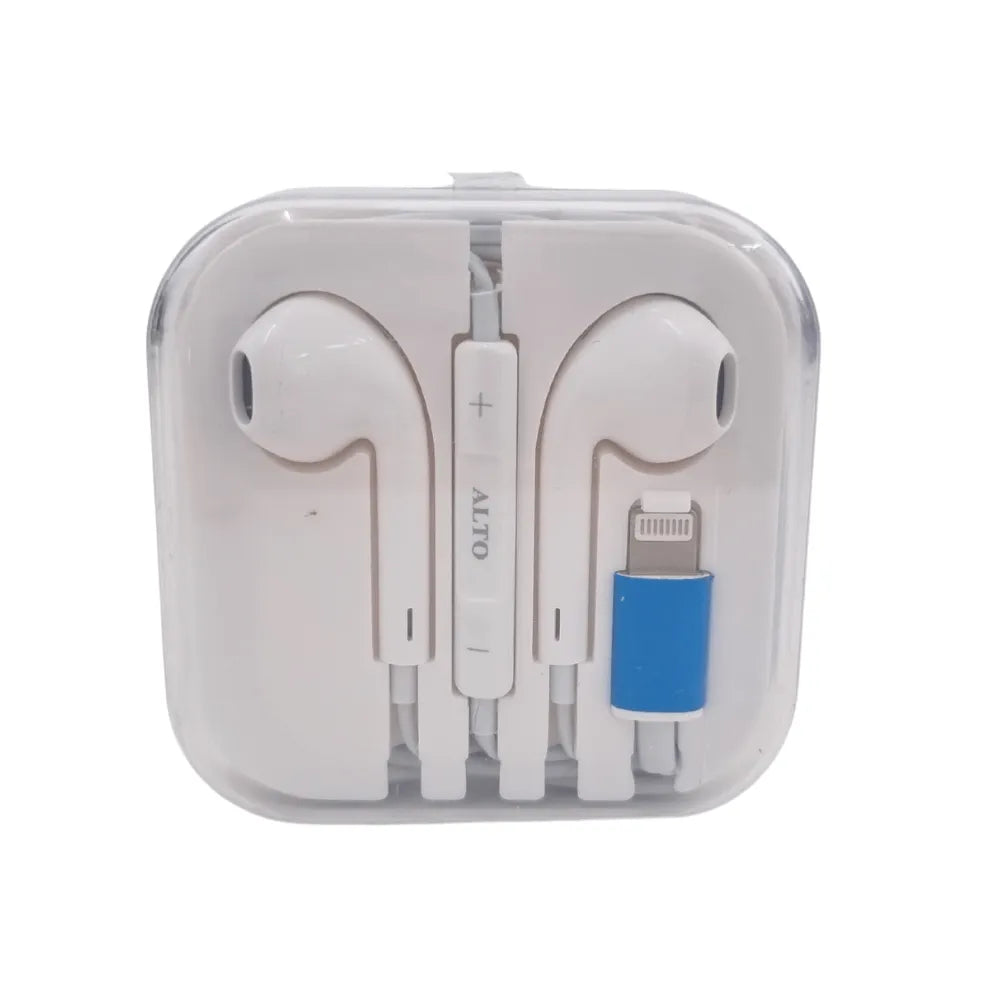 FONE DE OUVIDO LIGHTNING COM MICROFONE - ALTOMEX - AL-X7
