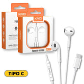 Fone de Ouvido Tipo-C com Microfone - Kaidi - KD-729