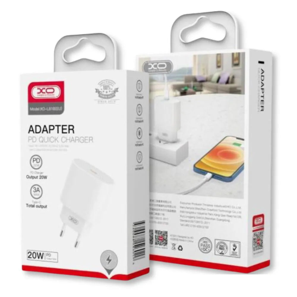 FONTE / CARREGADOR PD 20W 3A XO-L77
