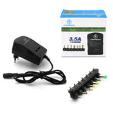 FONTE DE ALIMENTAÇÃO UNIVERSAL REGULÁVEL 3.5A COM 7 PLUGES - KAPBOM - KAP-C115