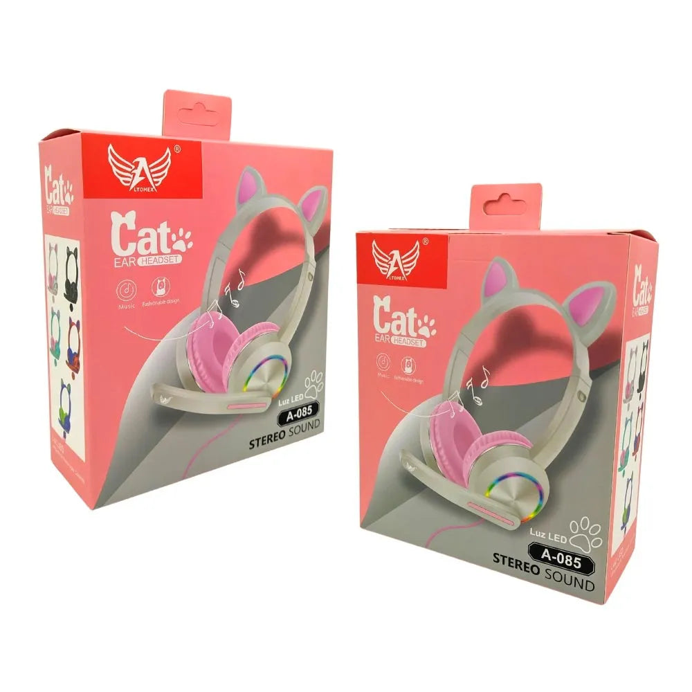 HEADSET ORELHA DE GATINHO - ALTOMEX - A-085