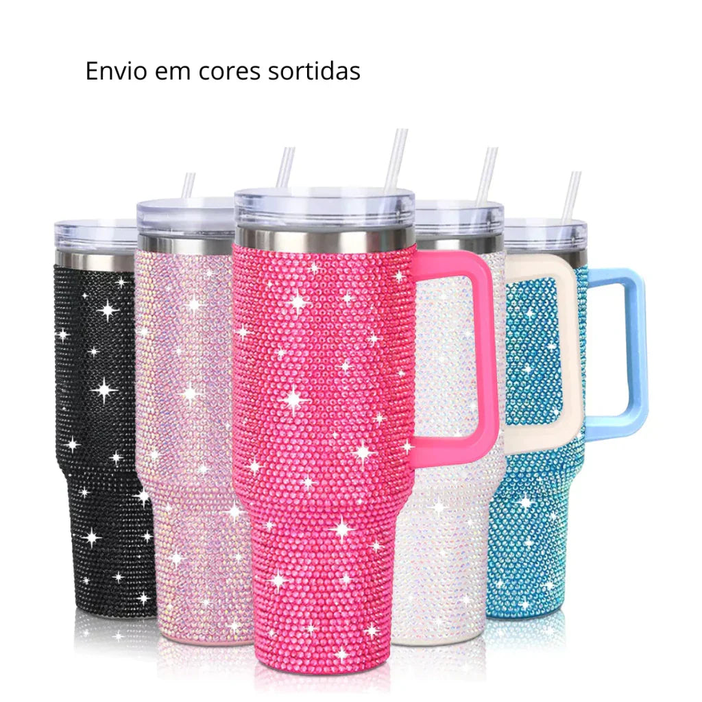 COPO TÉRMICO VIRGÍNIA 1200ML STRASS GEN-115