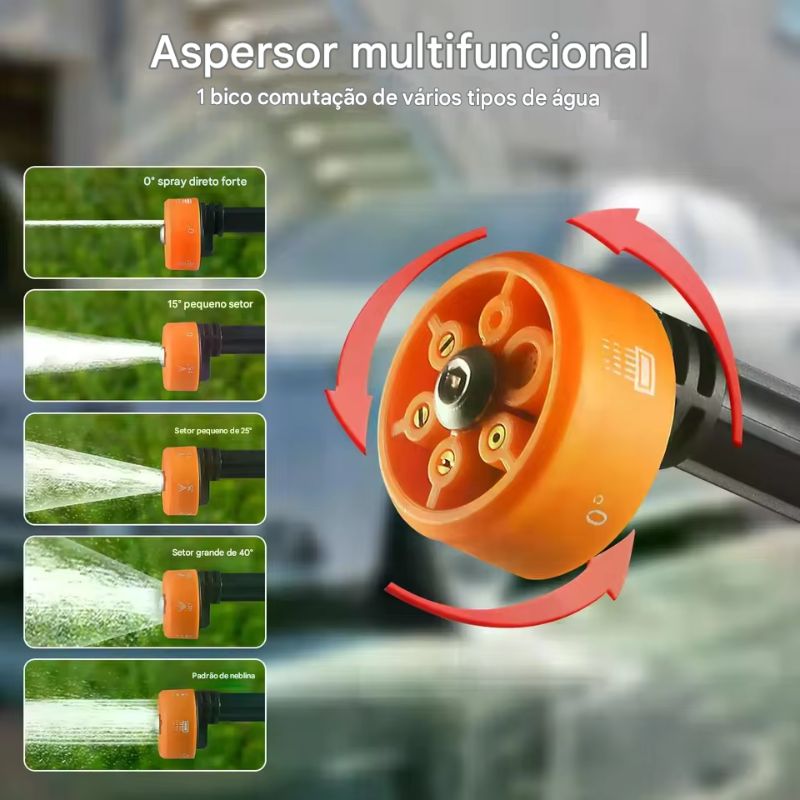 Lavadora De Alta Pressão Vap Portátil Recarregável