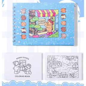 Livro de Colorir Caderno Espiral com Desenhos