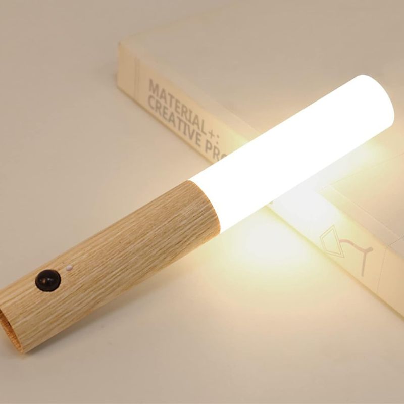 Luminária Bastão Luz LED Recarregável Sensor Movimento