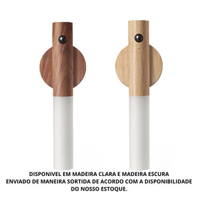 Luminária Bastão Luz LED Recarregável Sensor Movimento