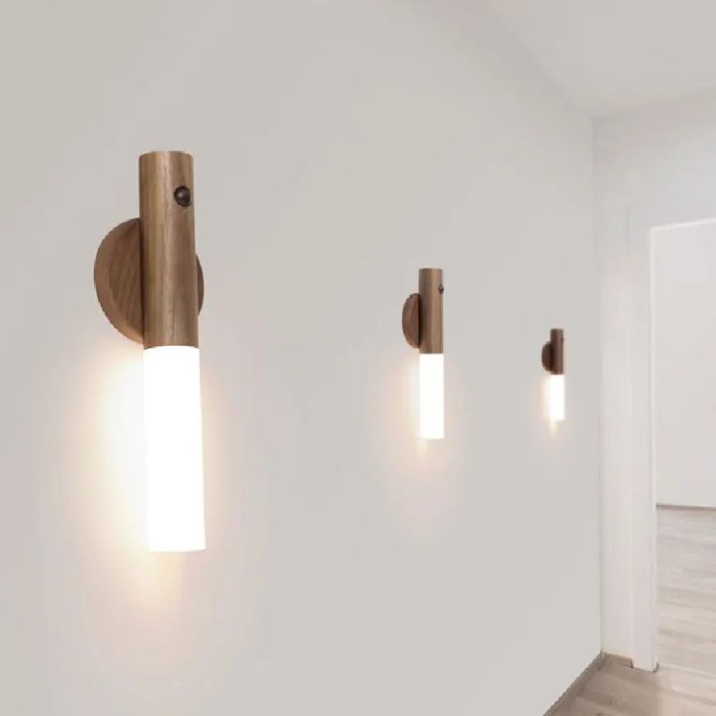 Luminária Bastão Luz LED Recarregável Sensor Movimento