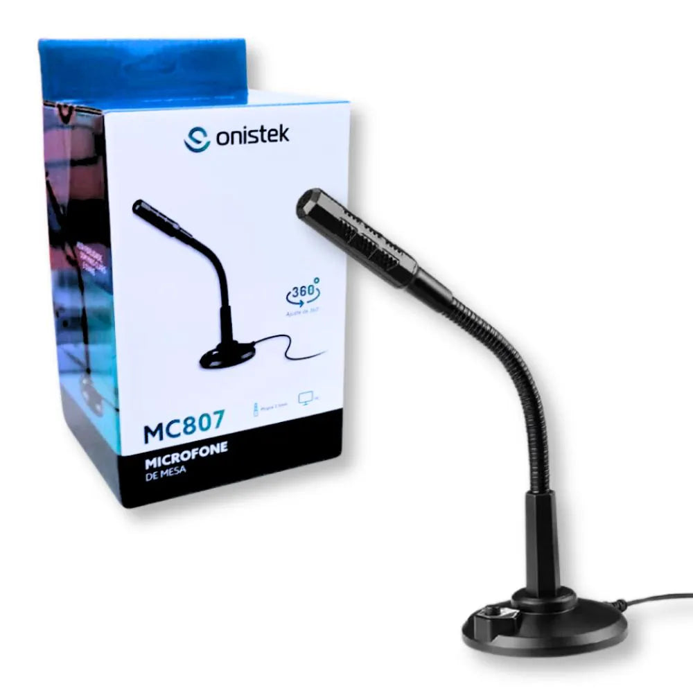 MICROFONE DE MESA 360º - ONISTEK - MC807