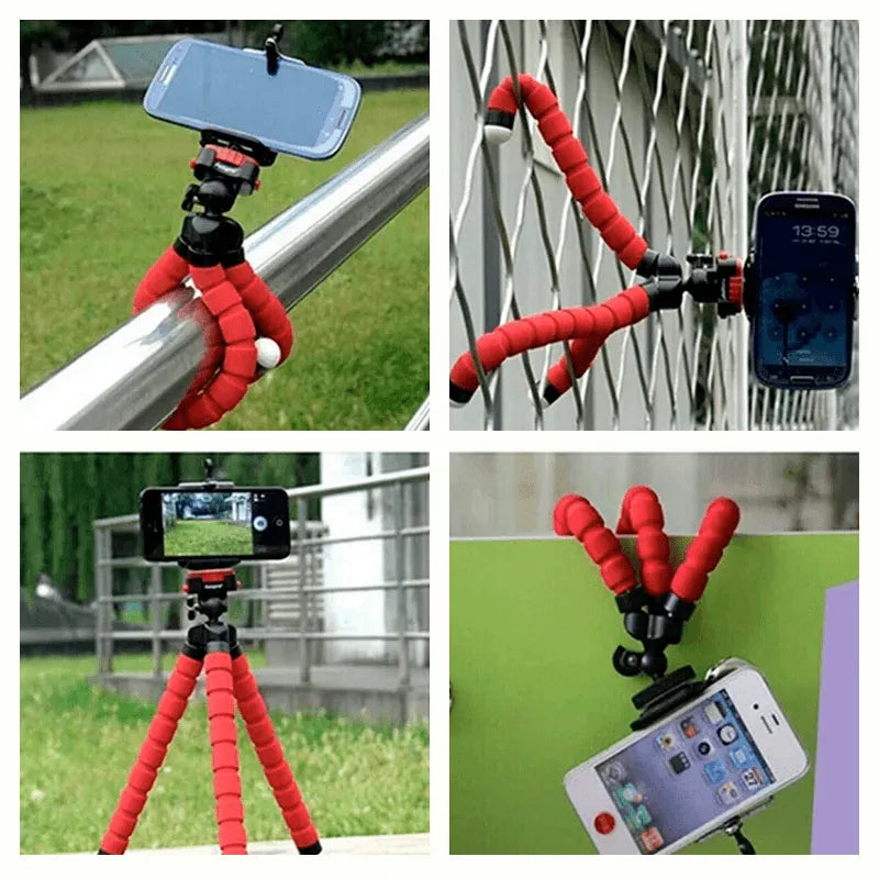 MINI TRIPÉ FLEXÍVEL PARA CELULAR - CORES SORTIDAS