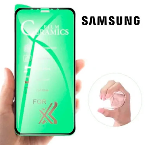 PELÍCULA DE CERÂMICA PARA CELULAR - BORDA PRETA - SAMSUNG