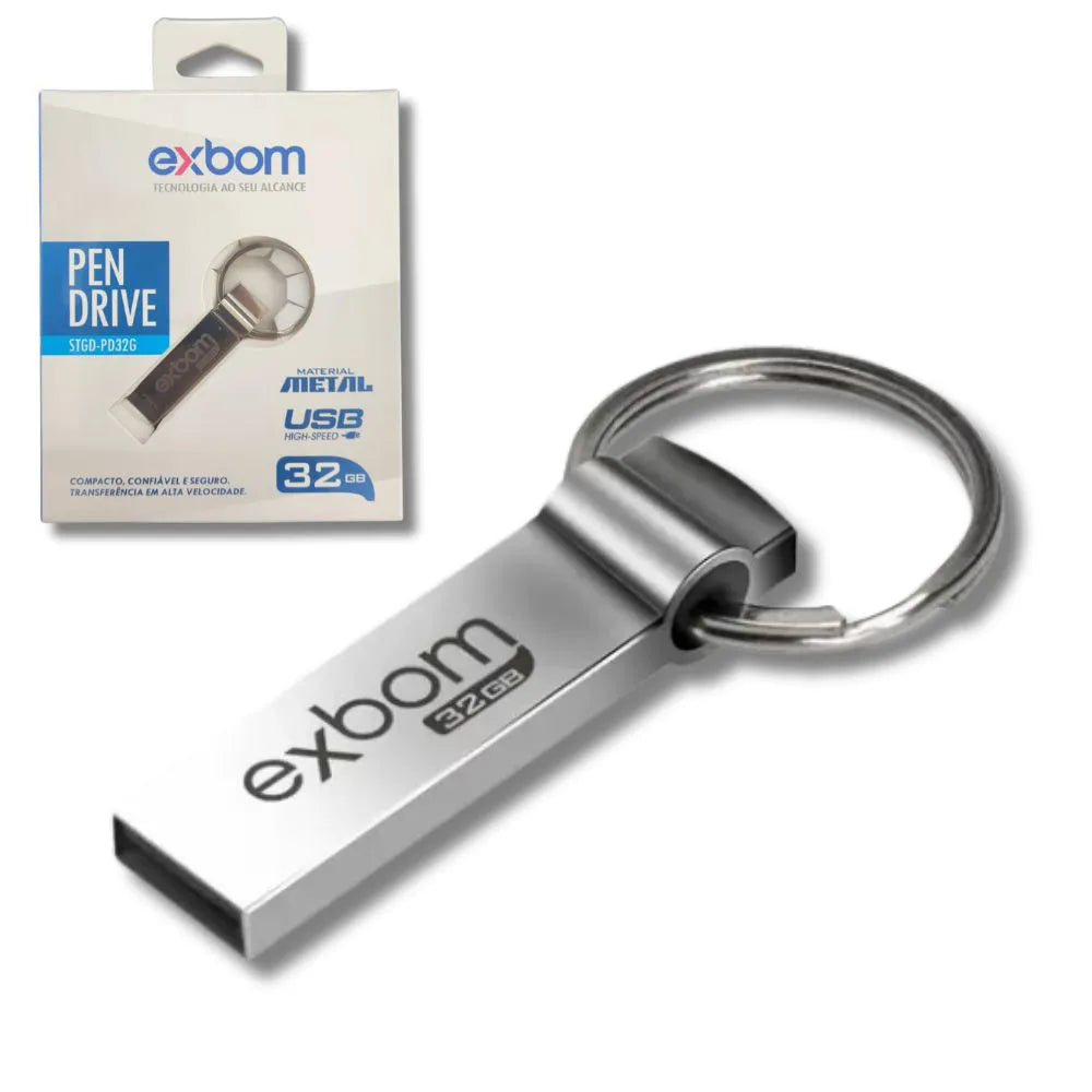 PEN DRIVE METAL 32GB - STGD-PD32G - EXBOM