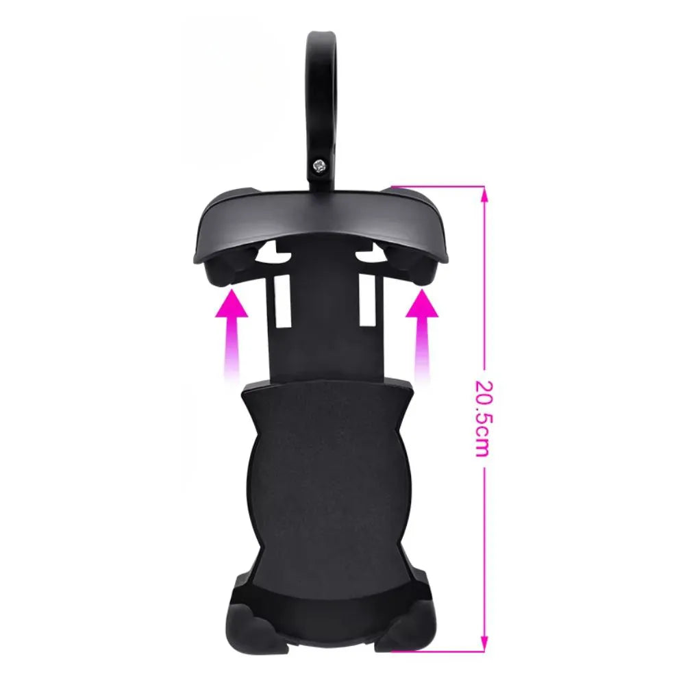 Suporte de Celular p/ Moto c/ Carregador e Proteção Solar - Tomate - MT-251