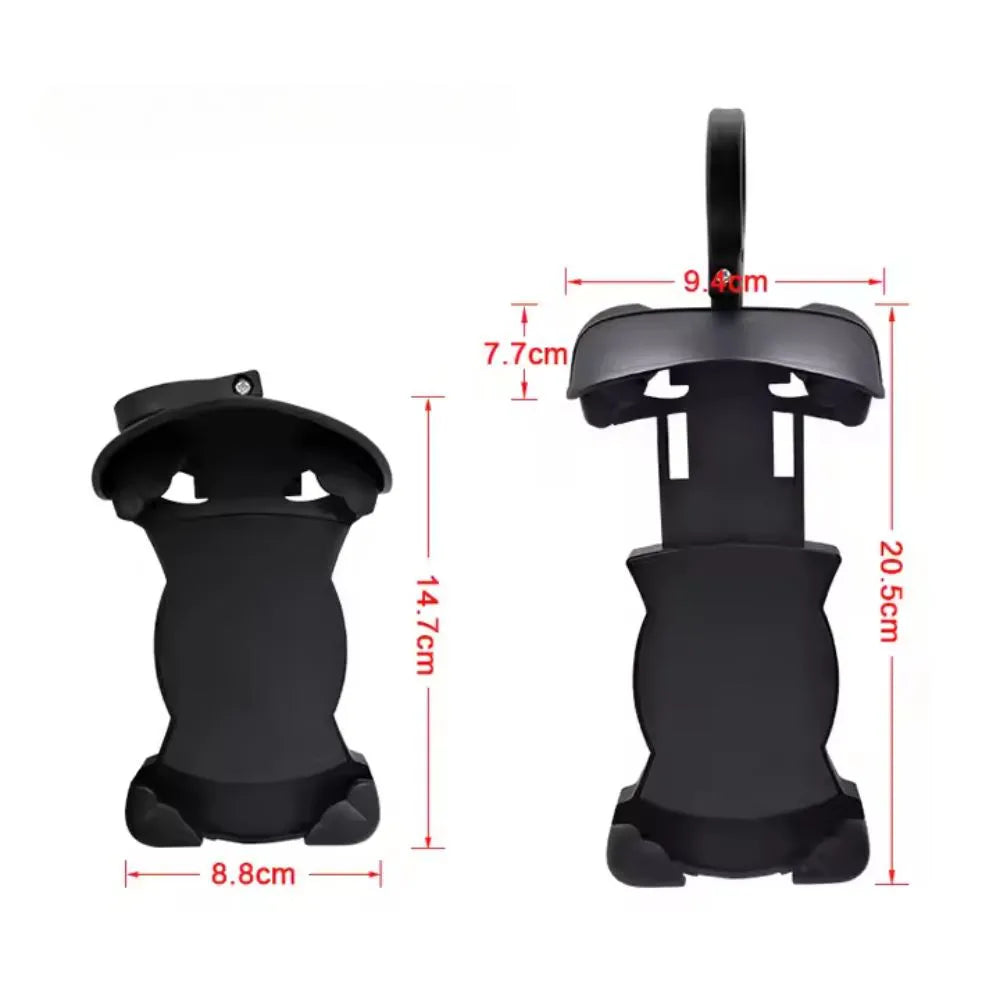 Suporte de Celular p/ Moto c/ Proteção Solar - Tomate - MT-251A