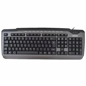 TECLADO MULTIMÍDIA USB C/ FIO - EXBOM - BK-170M